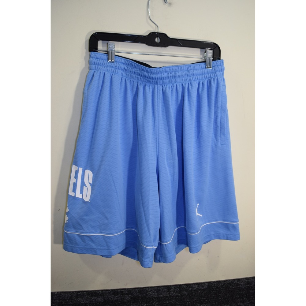 UNC Tar Heels TEAM ISSUED Nike Jordan Jumpman Basketball Shorts Mens L Blue